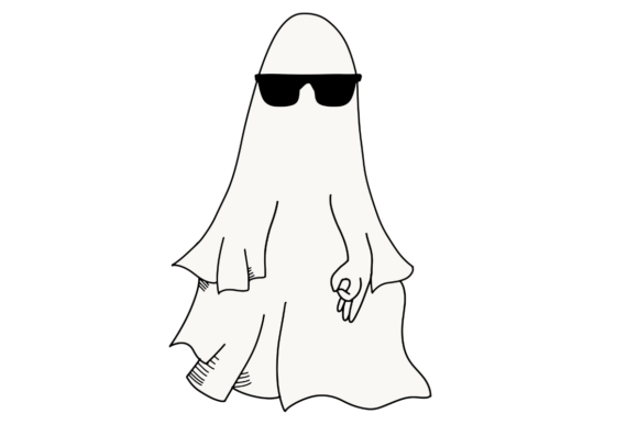 Ghost Circle Game Gotcha Sunglasses Graphics for Crafts