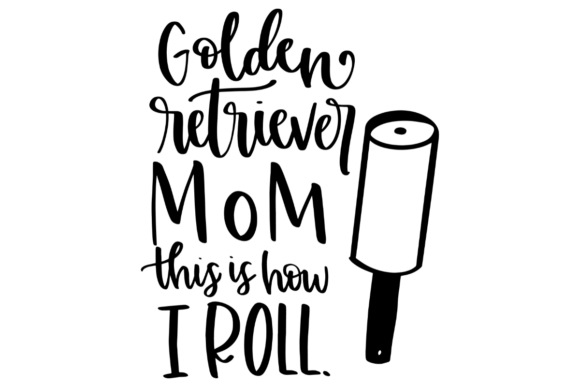 Golden Retriever Mom Graphics for Crafts