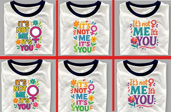 It s Not ME It s You SVG Bundle for Crafts and Graphics