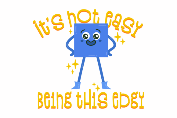 Kawaii Edgy Math Graphics for Creative Crafts